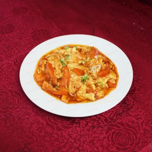 J~11。Scrambled Eggs with tomatoes<br>番茄炒鸡蛋