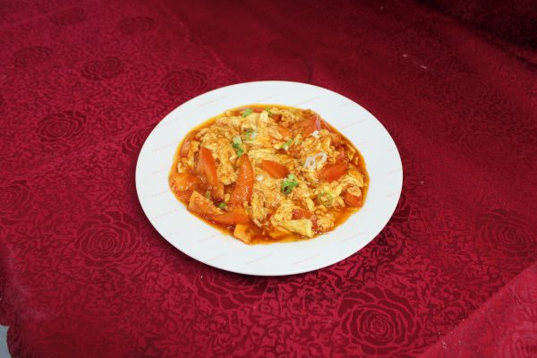 J~11。Scrambled Eggs with tomatoes<br>番茄炒鸡蛋