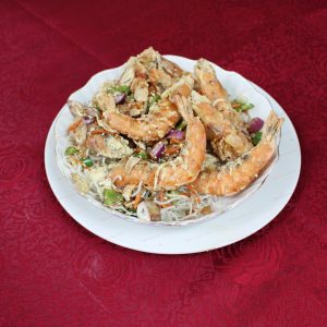 E~16 .Salt and Pepper Whole Shrimp <br> 椒盐整虾. ( 有壳 )