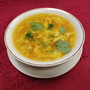 N~2 ( L ) . Egg drop soup 2~4  <br> 鸡蛋汤 ( 大 )