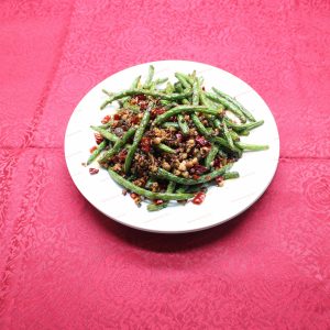 J~6. Stir-fried Green Beans<br> 干煸四季豆