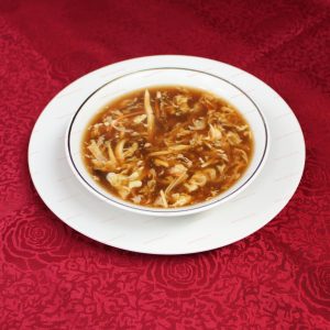 N~3 (S) . Hot and sour soup  <br>酸辣汤 (小)