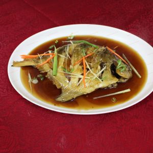D~9. Braised fish <br> 红烧鱼