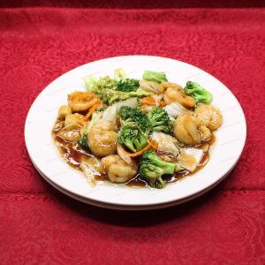 E~2. Shrimp with Mixed Vegetables <br>  蔬菜虾
