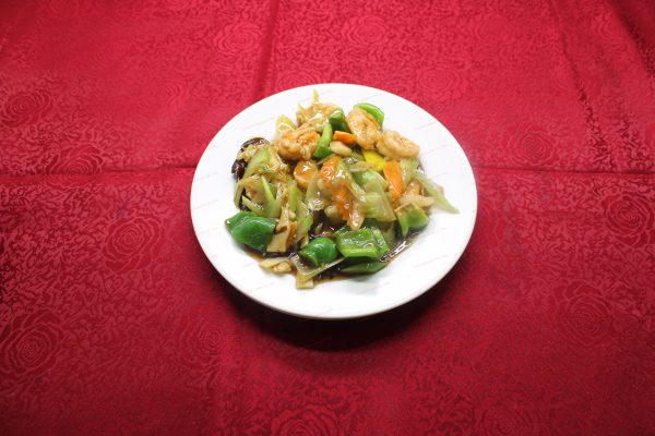 E~6. Shrimp with Garlic Sauce<br>鱼香虾