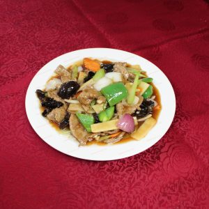 F-4. Beef with Garlic Sauce <br> 鱼香牛