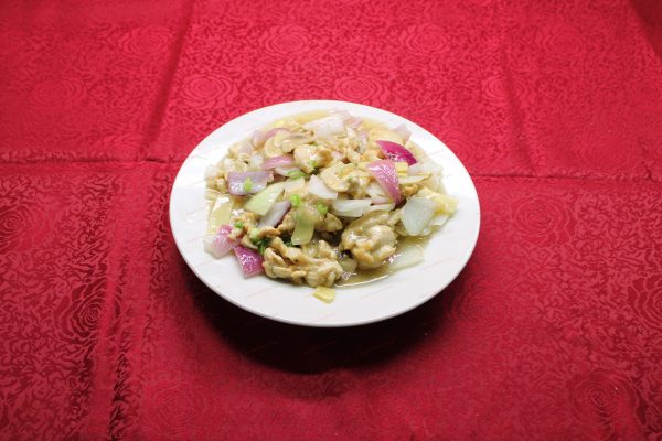 G~17. Chicken Slices with Mushrooms<br>蘑菇鸡片