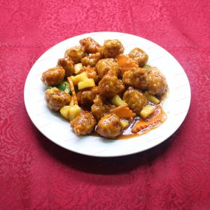 G~20. Sweet and sour pineapple chicken <br>糖醋菠萝鸡