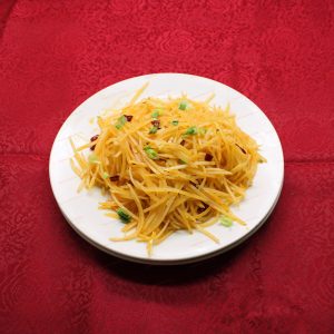 J~12. Spicy fried shredded potatoes<br>辣炒土豆丝