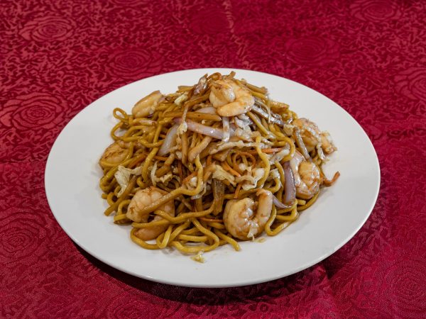 L-2. Shrimp Lo Mein <br>  虾捞面