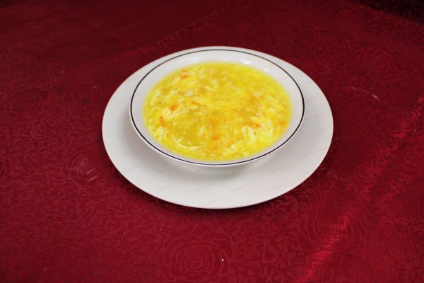 N~1 ( S ) . Egg drop soup   <br> (小) 鸡蛋汤