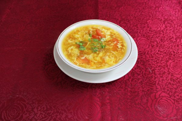 N~5. Tomato Egg Drop Soup ( L )<br>蕃茄蛋花汤 ( 大碗 )