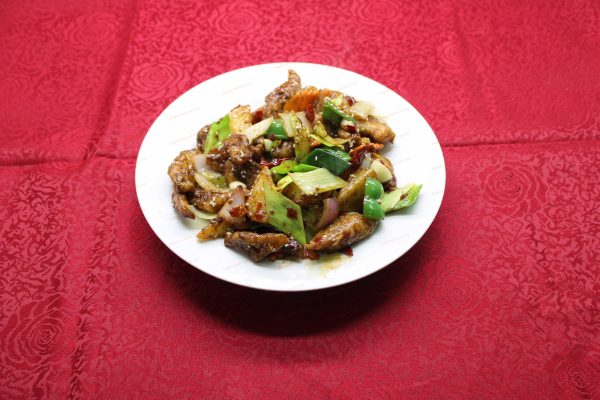 C~4. Griddle Pork Intestines 干锅肥肠